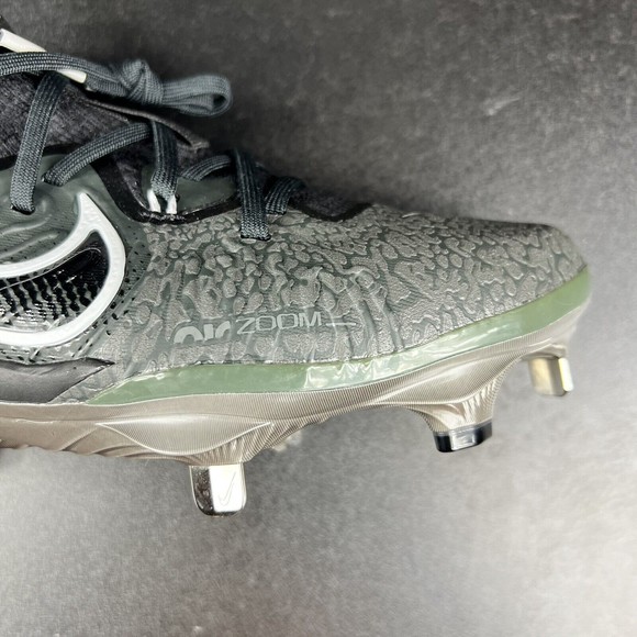 Nike Alpha Huarache NXT Baseball Cleats Mens Sz 7.5 Metal Black Grey DJ6517-010 main image 4
